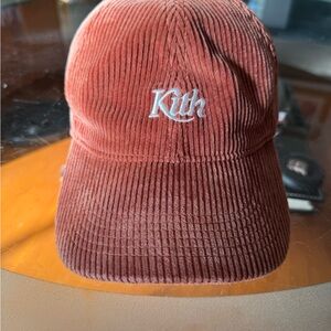 Kith Men’s Rust Brown Corduroy Baseball Hat Cap